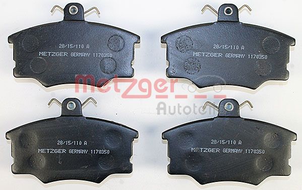 METZGER 1170350 Bremsbelagsatz, Scheibenbremse